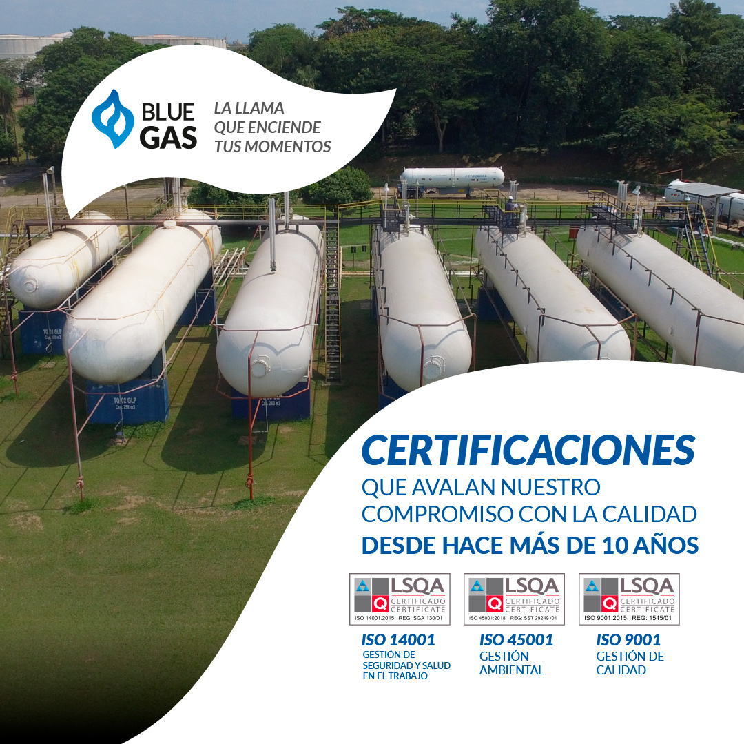 Certificaciones Blue Gas